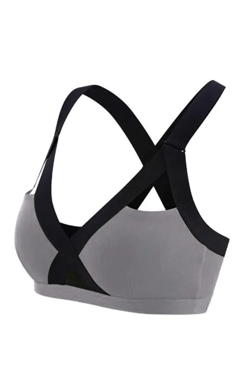 Criss-Cross Chroma Bra
