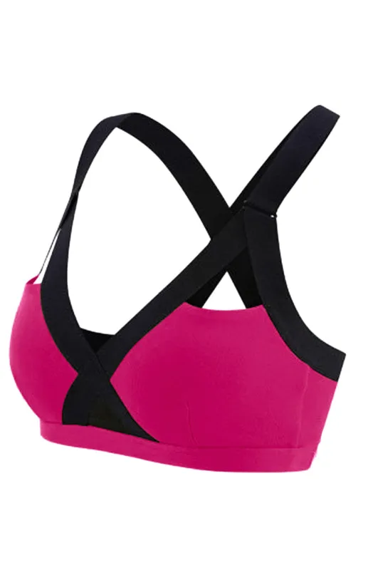 Criss-Cross Chroma Bra
