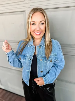 Crop Denim Jacket