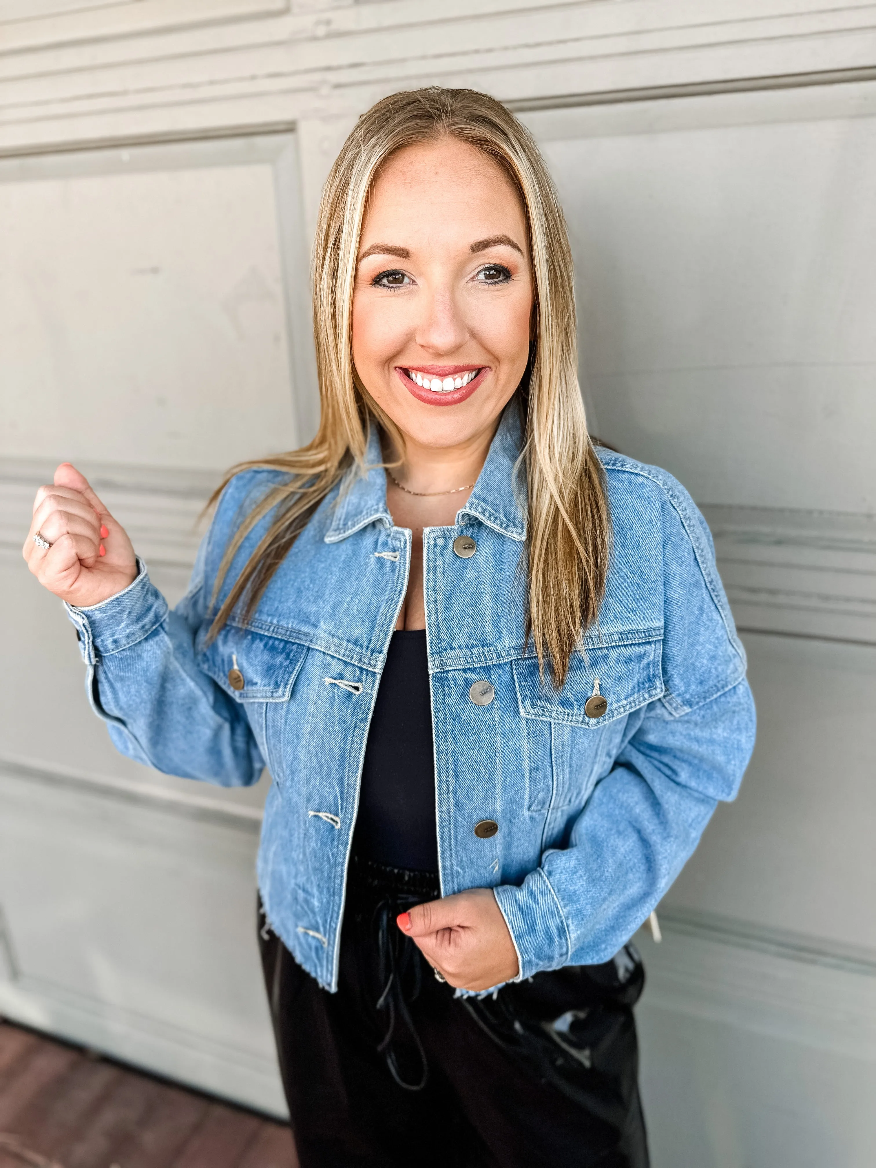 Crop Denim Jacket