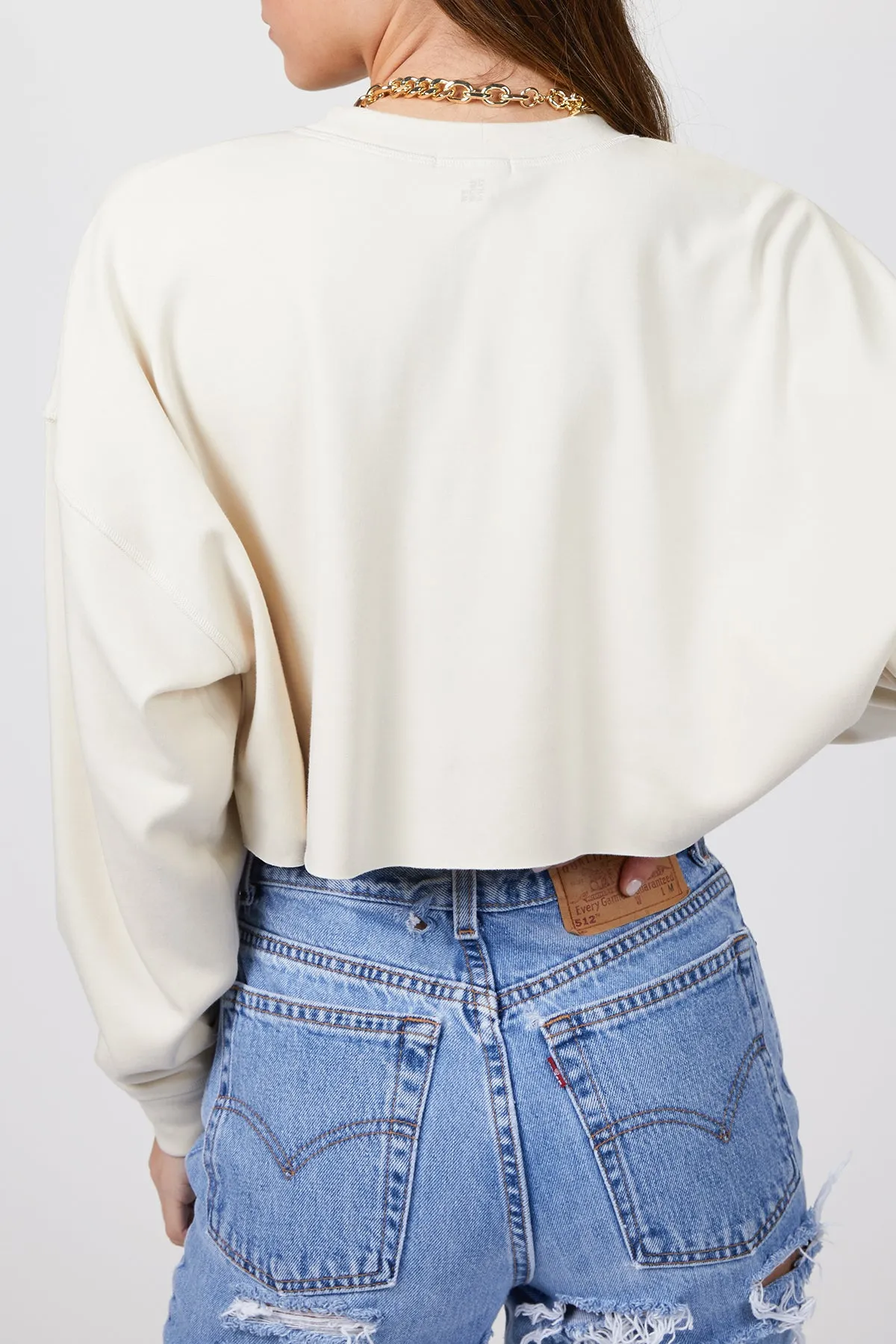 CROPPED SWEATSHIRT