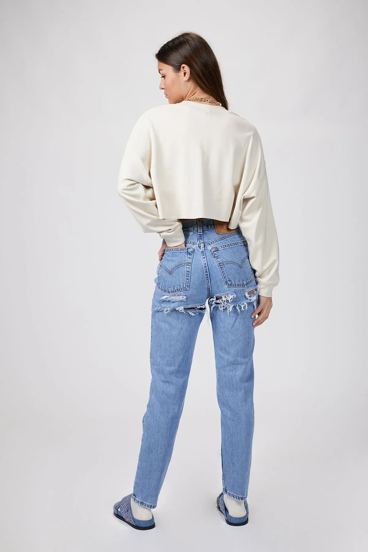 CROPPED SWEATSHIRT