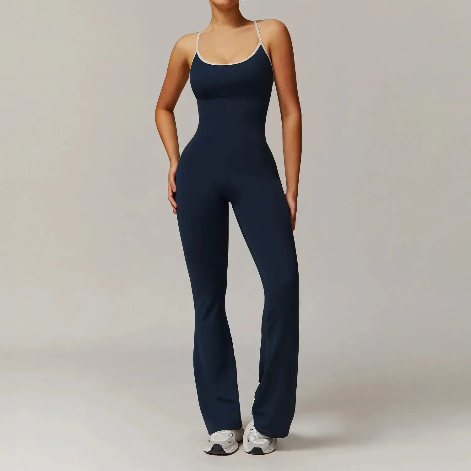 Cross Back Yoga Jumpsuit