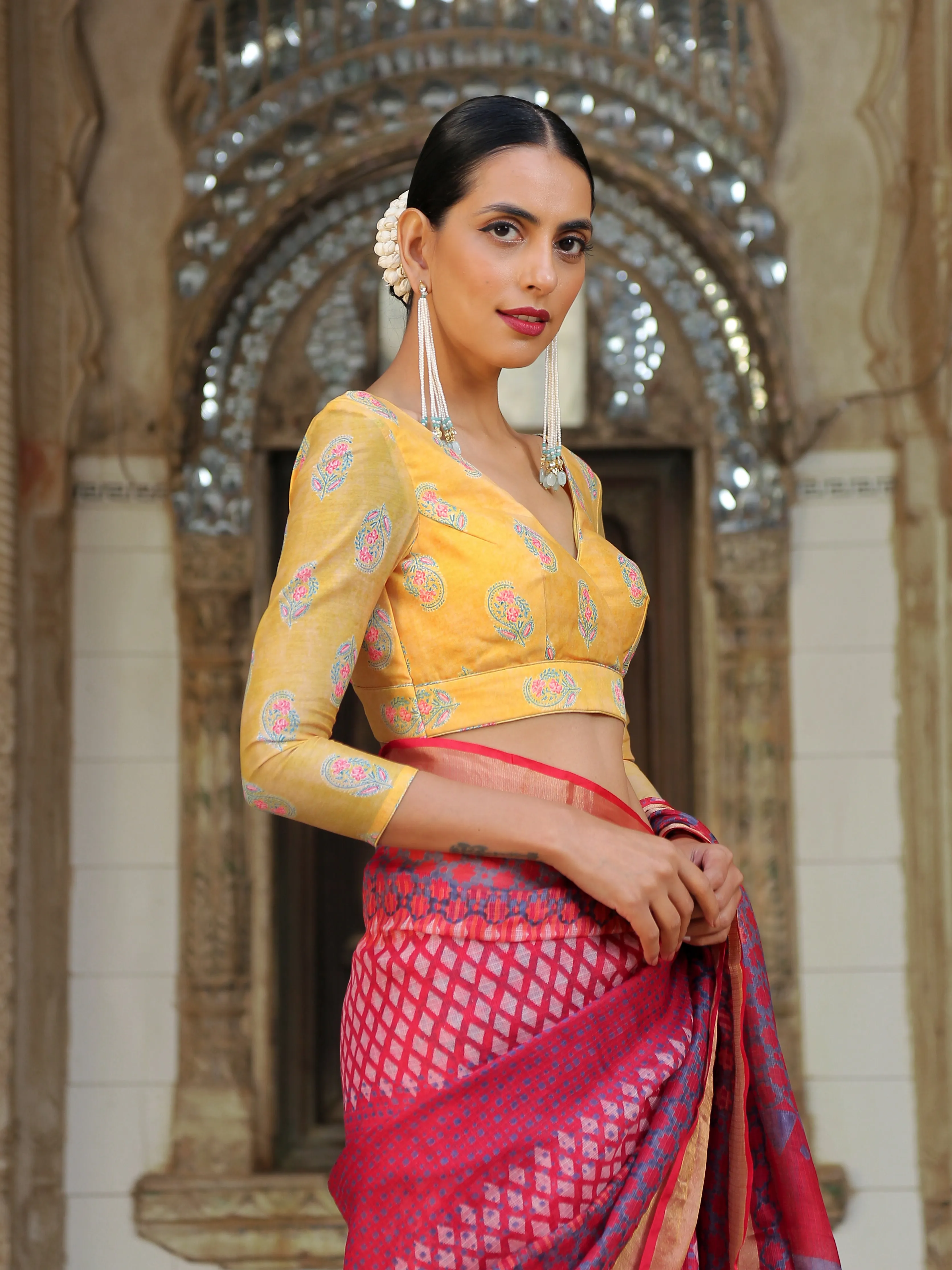 Daffodil Printed Blouse