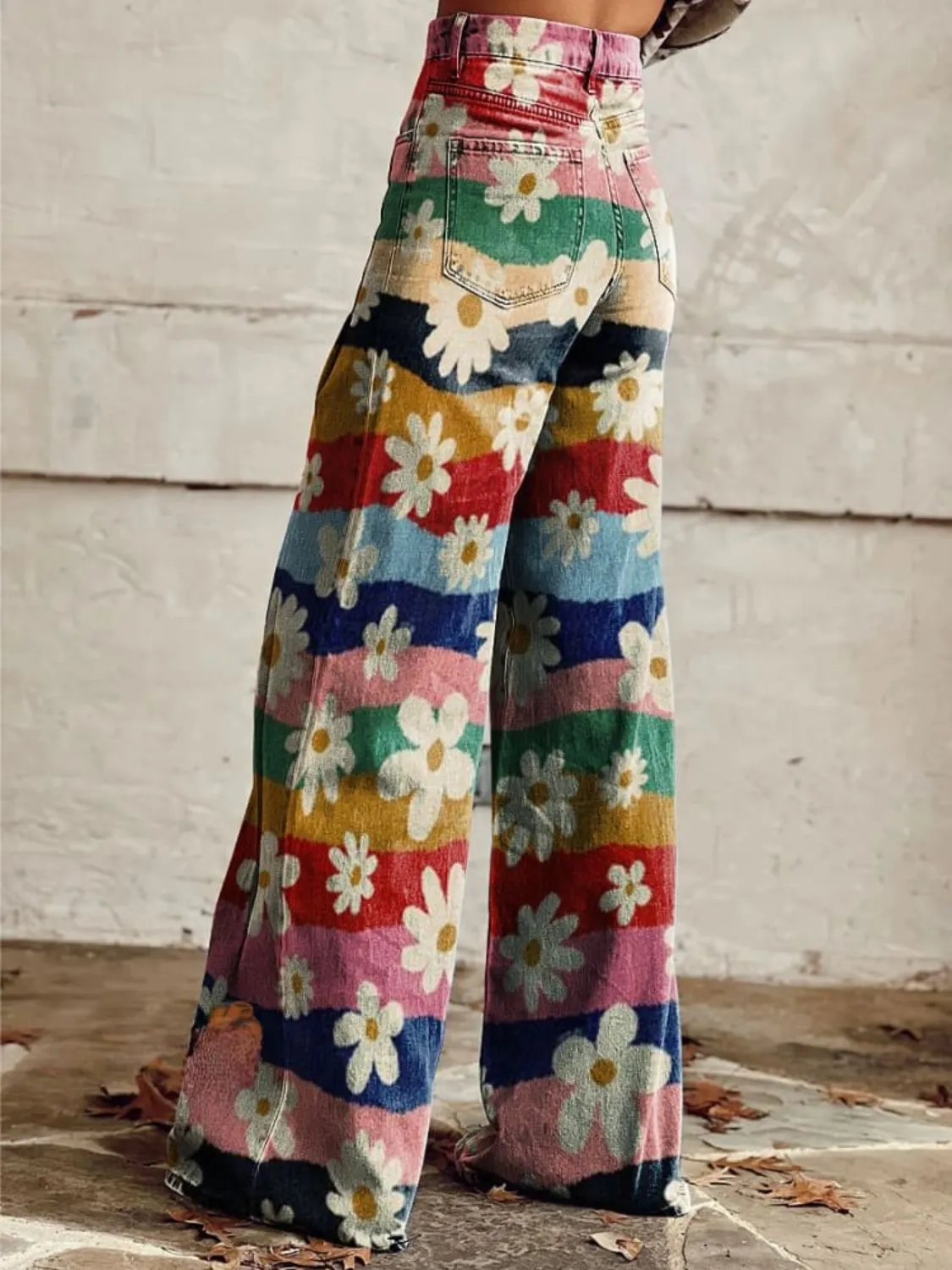 Daisy | Retro Colorful Pants