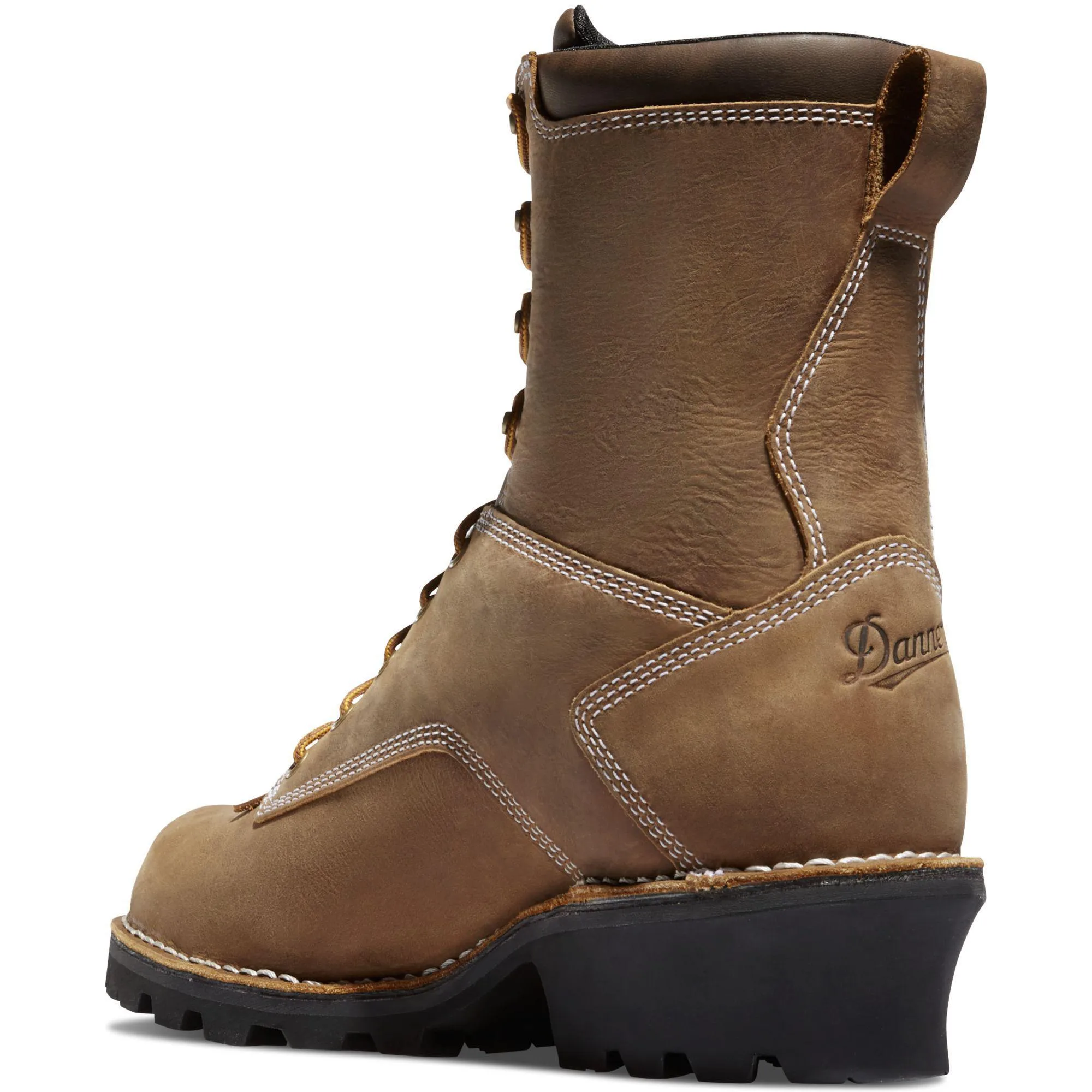 Danner Men's Logger Soft Toe Waterproof Work Boot - Brown - 15439