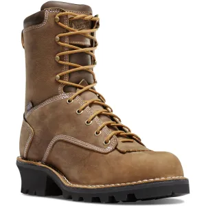 Danner Men's Logger Soft Toe Waterproof Work Boot - Brown - 15439