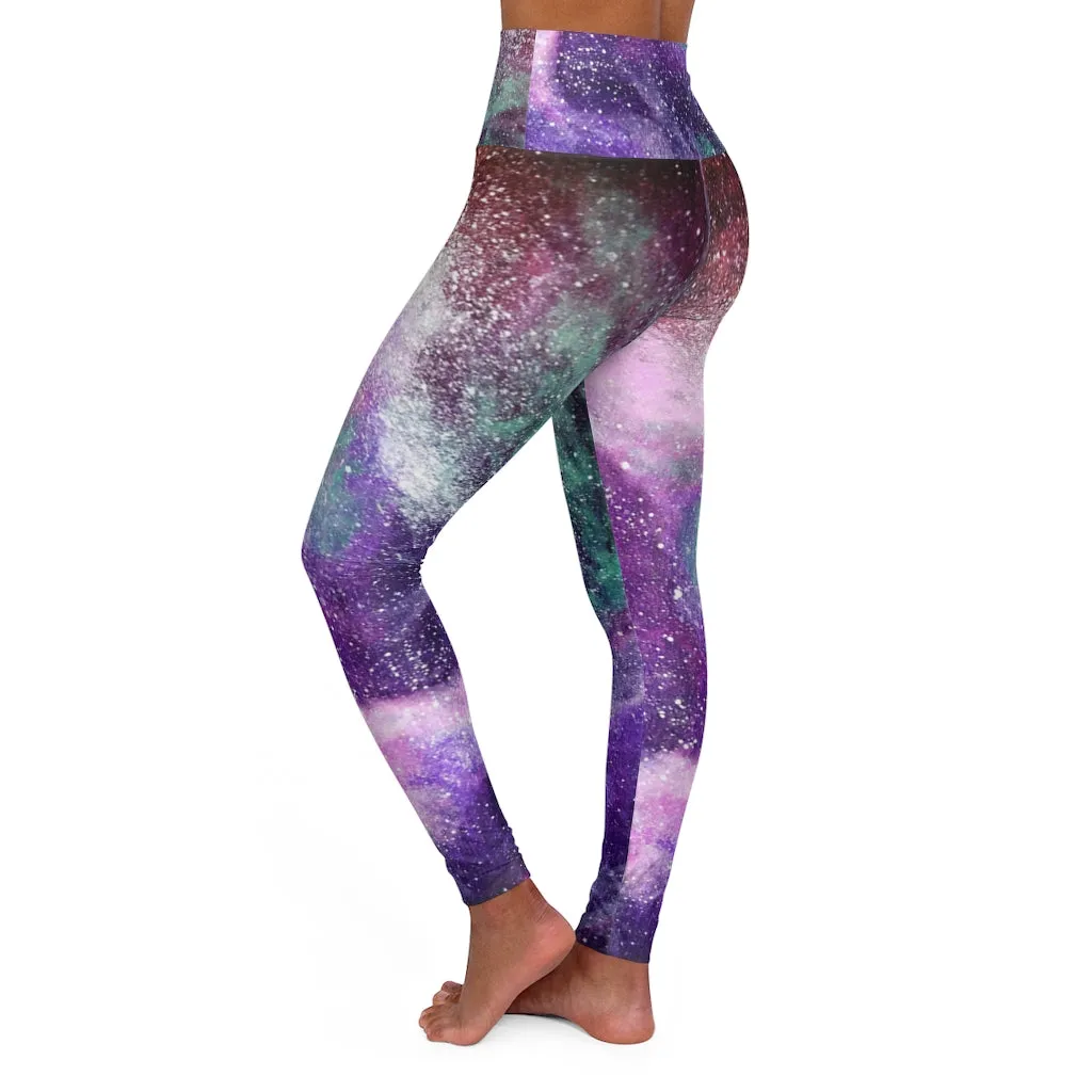 Deep Space High Waisted Yoga Leggings