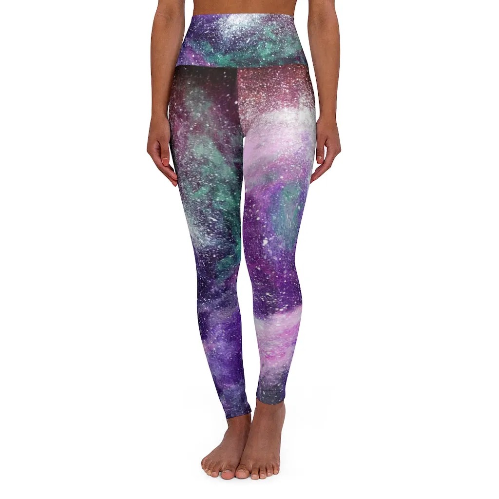 Deep Space High Waisted Yoga Leggings