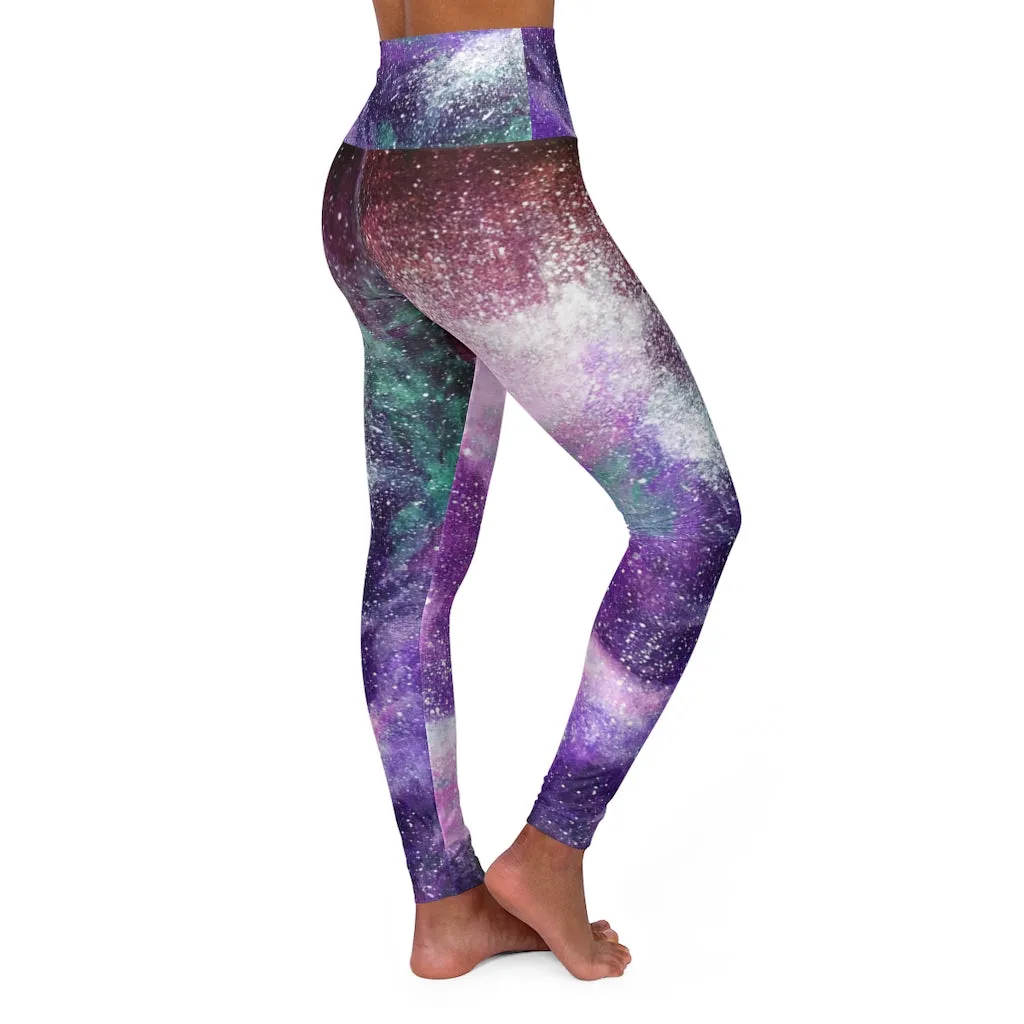 Deep Space High Waisted Yoga Leggings