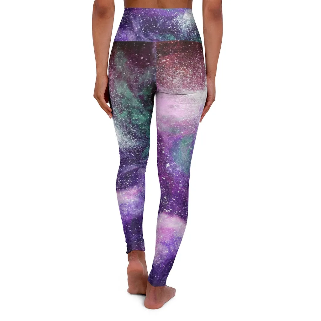 Deep Space High Waisted Yoga Leggings