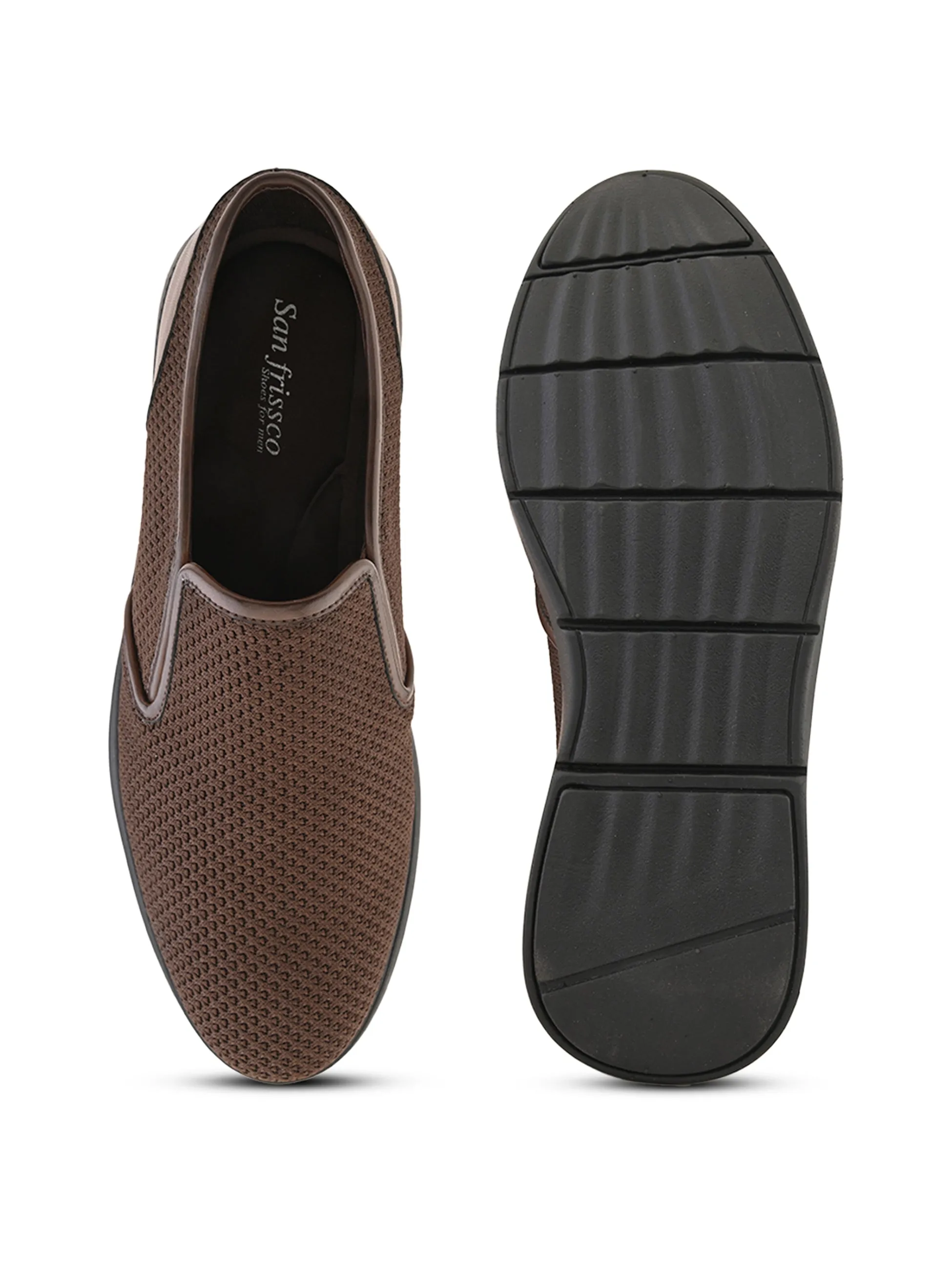 Dynamite Brown Slip-On Sneakers