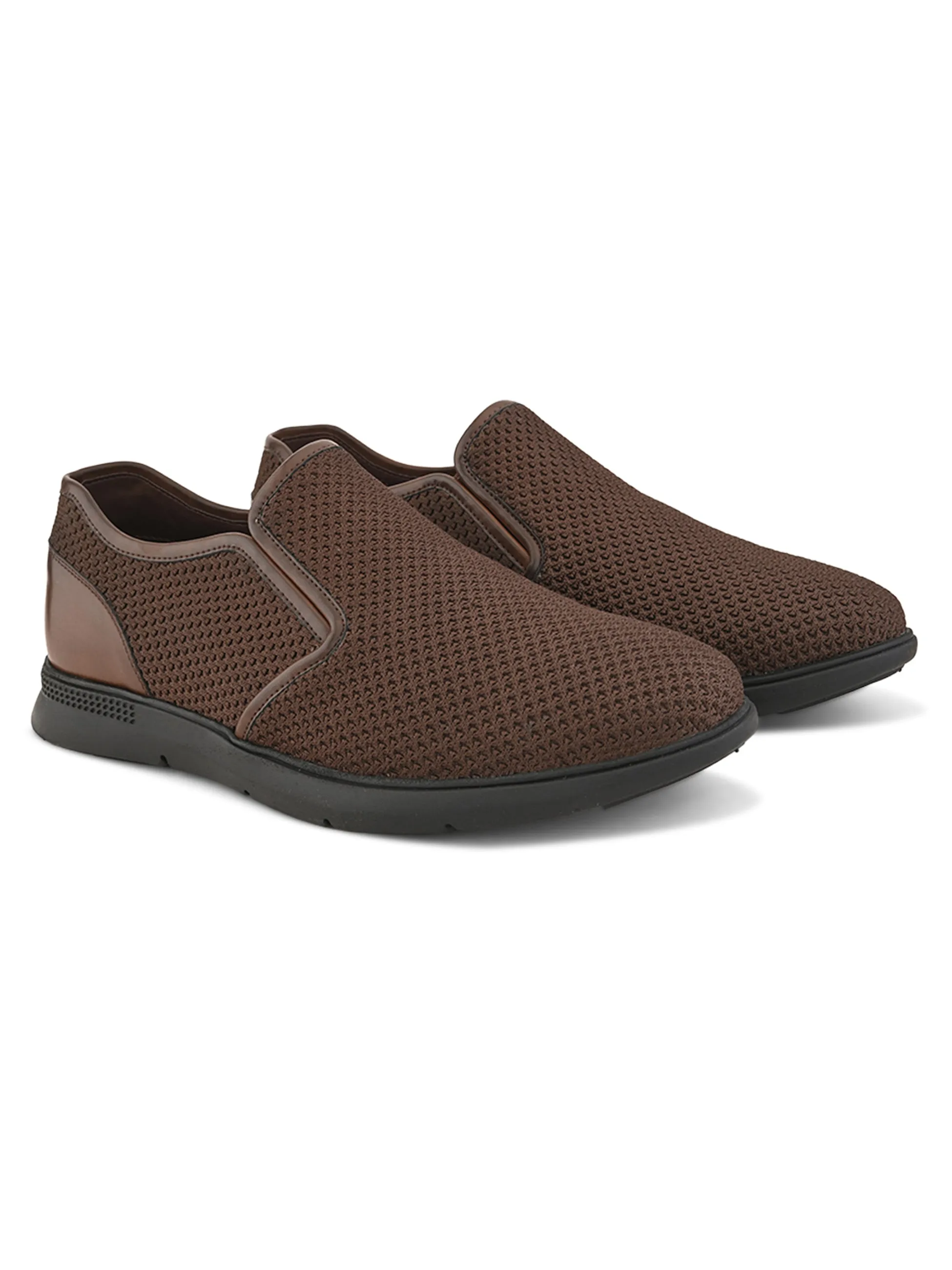 Dynamite Brown Slip-On Sneakers