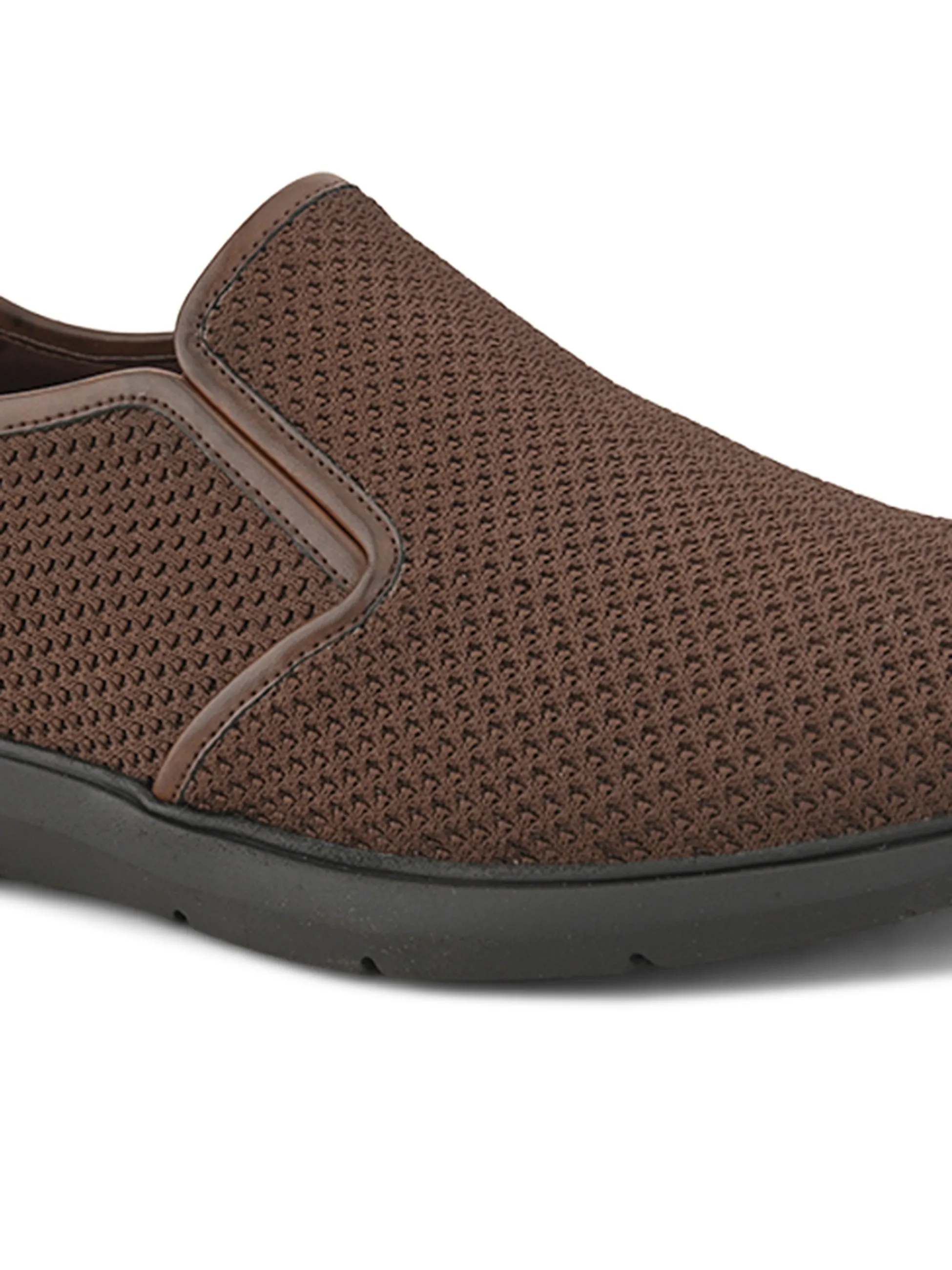 Dynamite Brown Slip-On Sneakers