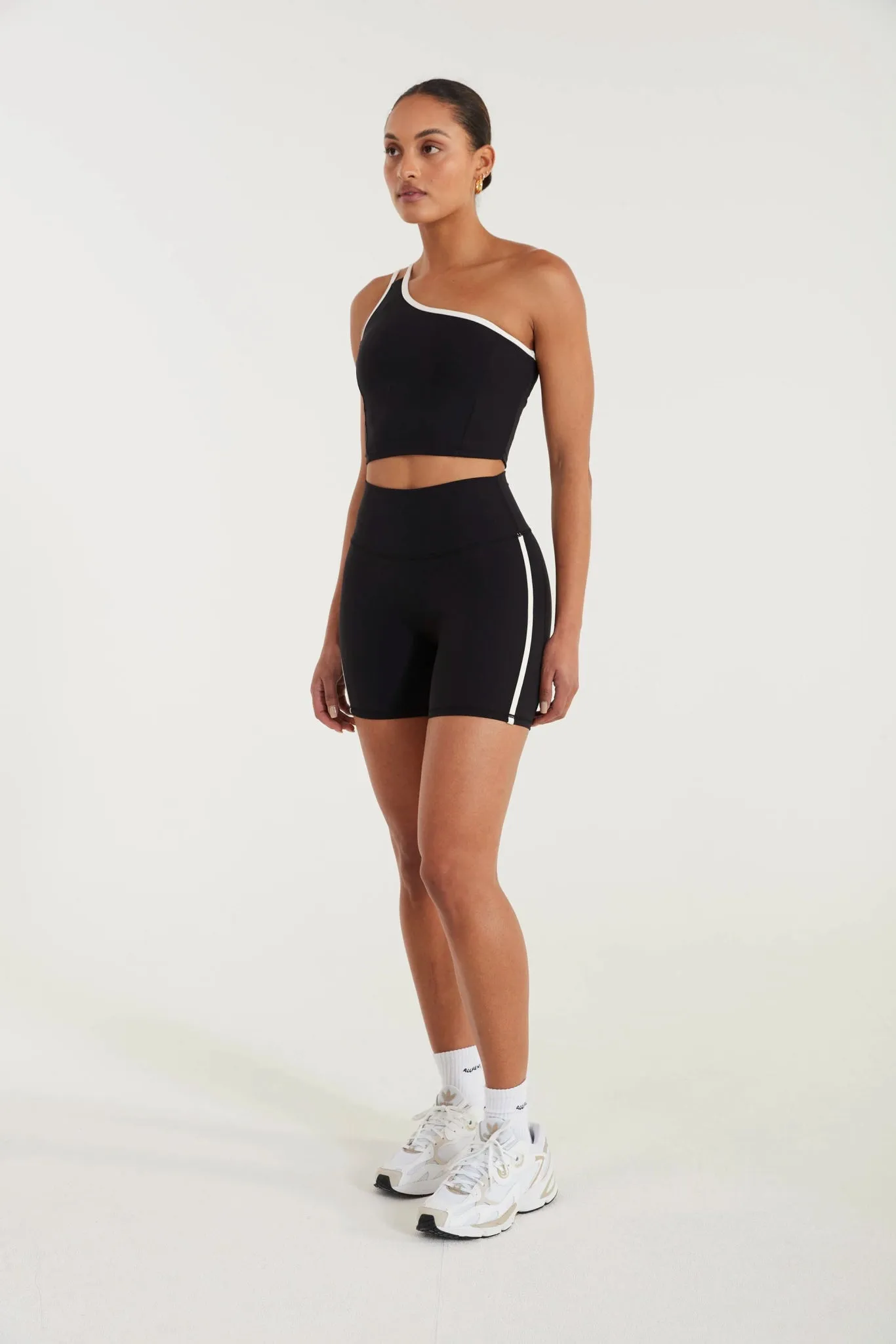 EcoSculpt Contrast One Shoulder Tank