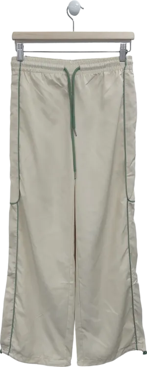edikted Beige Piped Detail Seeatpants UK S