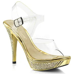 ELEGANT-408  Clear/Gold Chrome