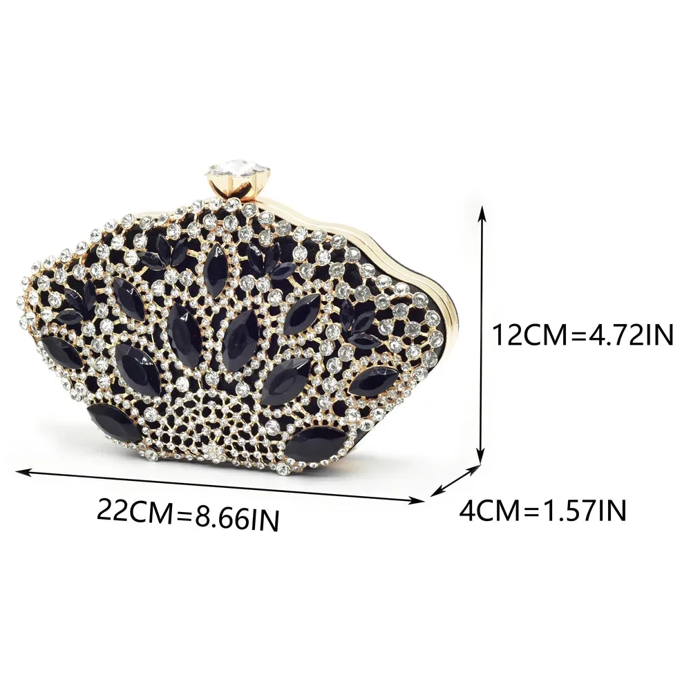 Elegant Black Peep Toe Heels & Bag Set for Parties