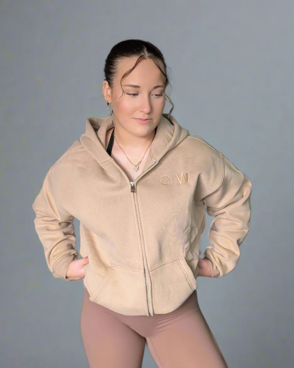 Elevate Zip Hoodie - Sandstone