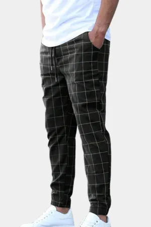 Enzo | Checkered Casual Pants