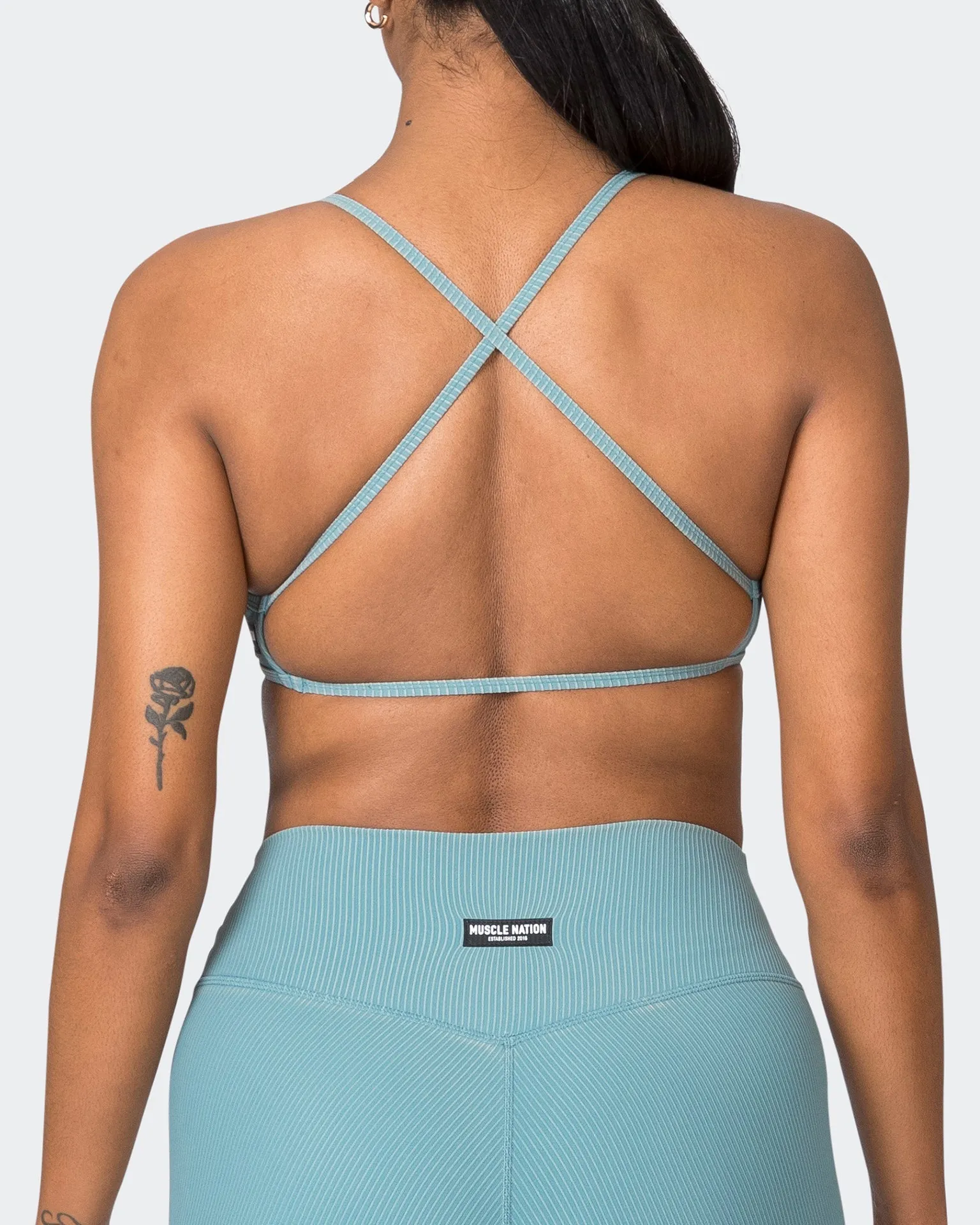 Essence Vintage Rib Bralette - Washed Harbour