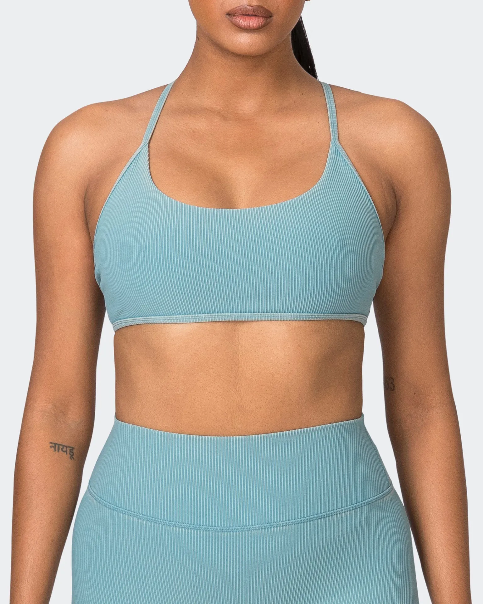 Essence Vintage Rib Bralette - Washed Harbour