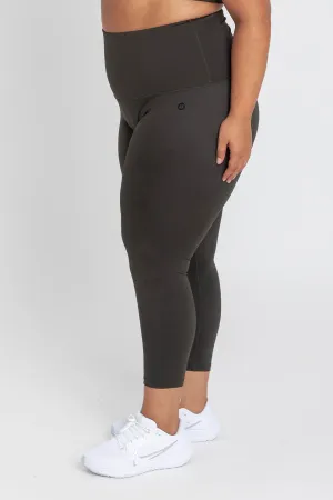 Essential High-Waist Move 7/8 Length Legging - Forest Night