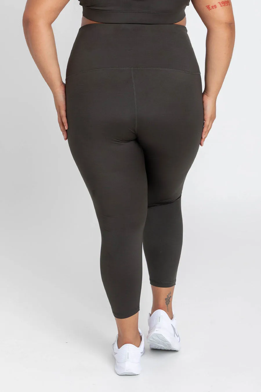 Essential High-Waist Move 7/8 Length Legging - Forest Night