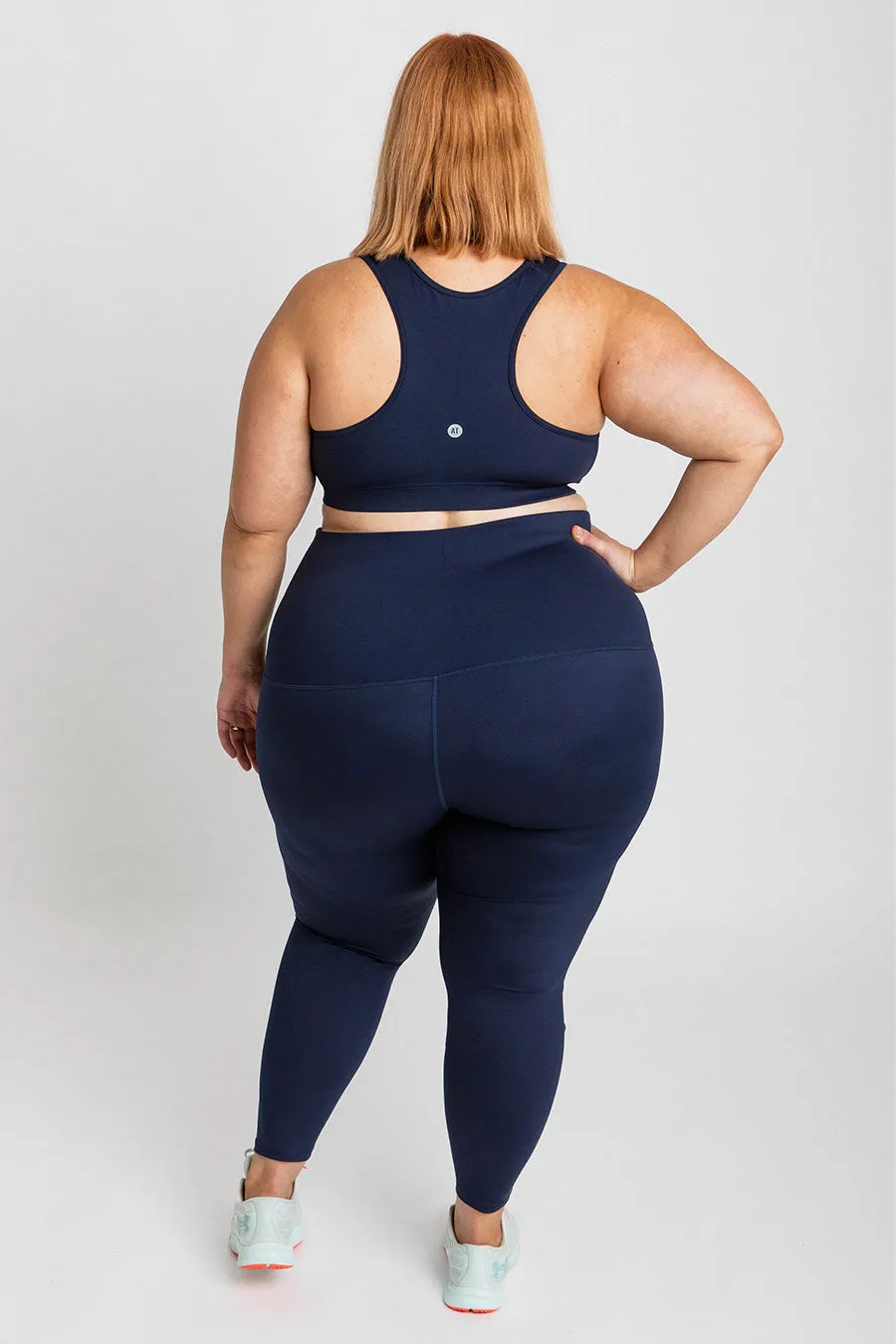 Essential High-Waist Move 7/8 Length Legging - Navy