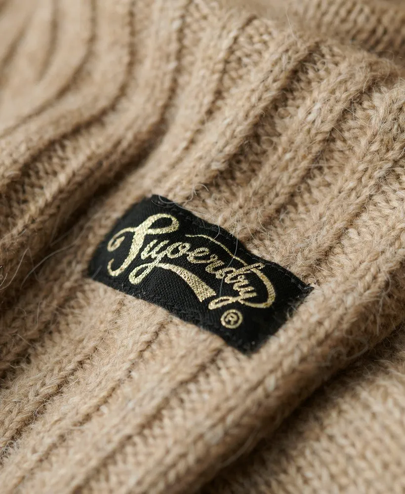 Essential V Neck Jumper | Fudge Brown