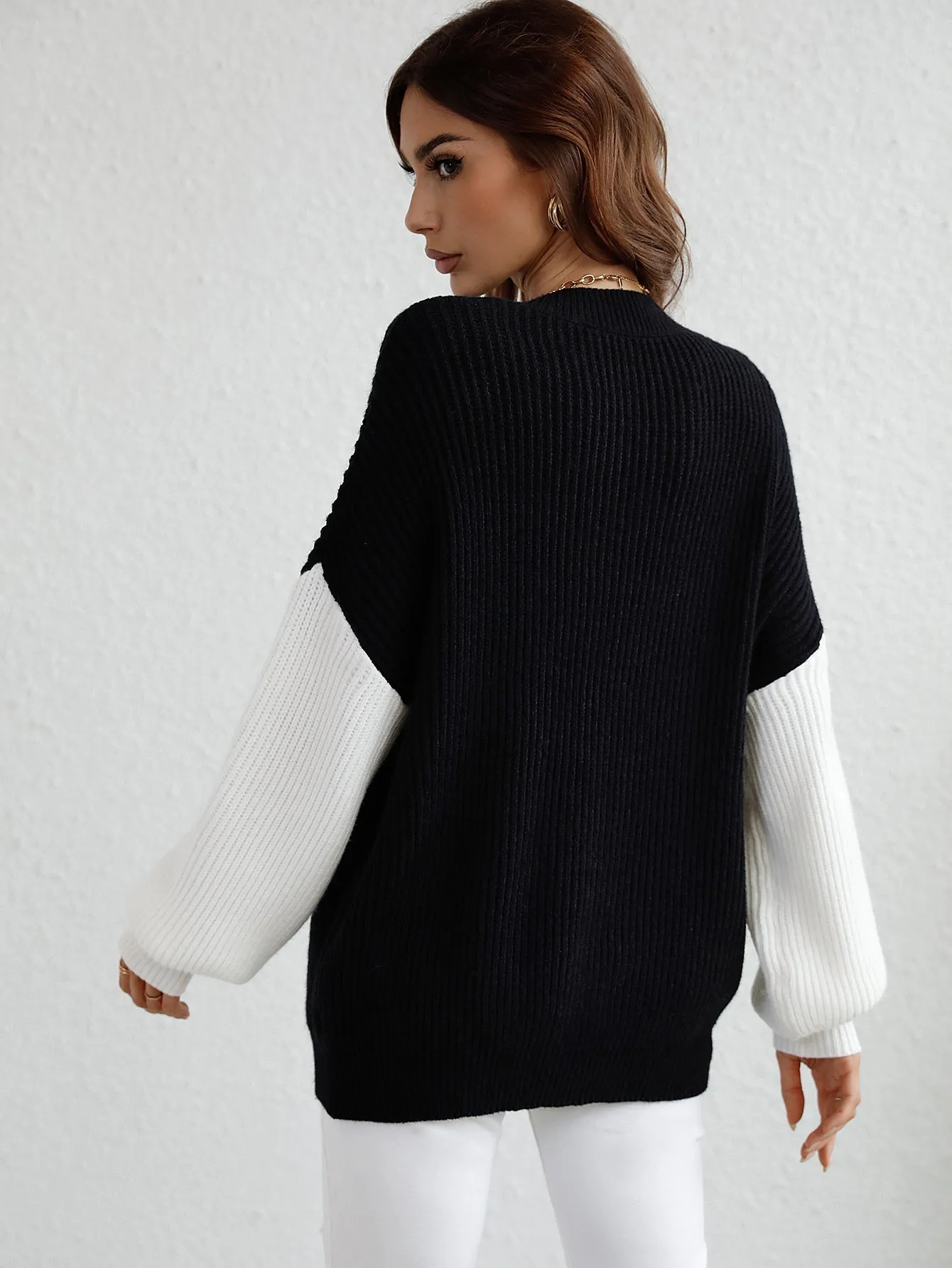 Estatia Knit Sweater - Black