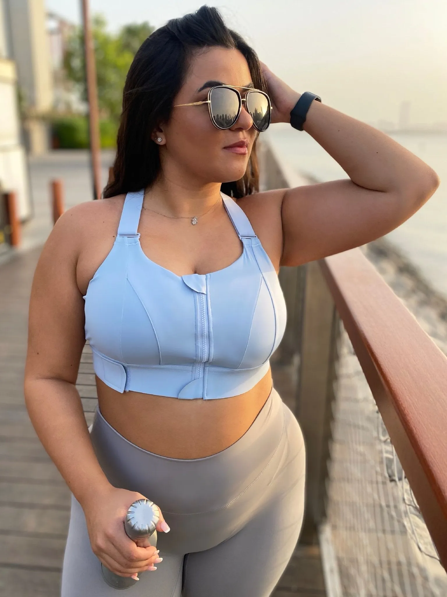 Extreme High Support Bra - Baby Blue