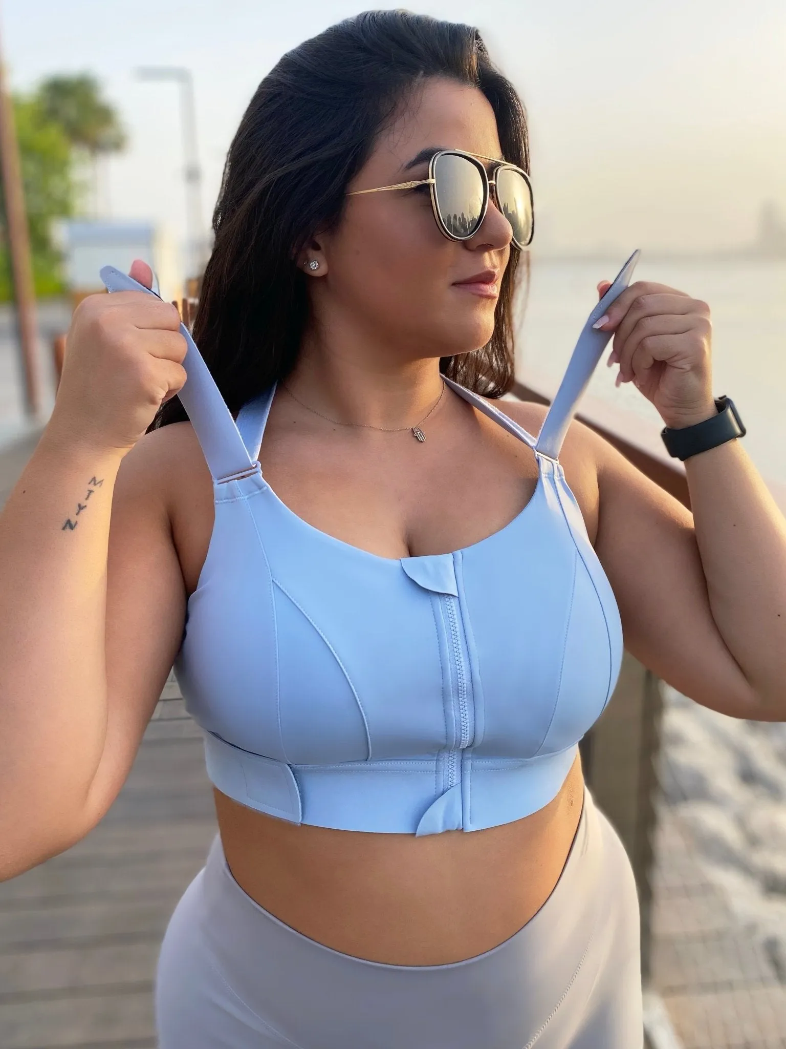 Extreme High Support Bra - Baby Blue