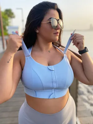 Extreme High Support Bra - Baby Blue
