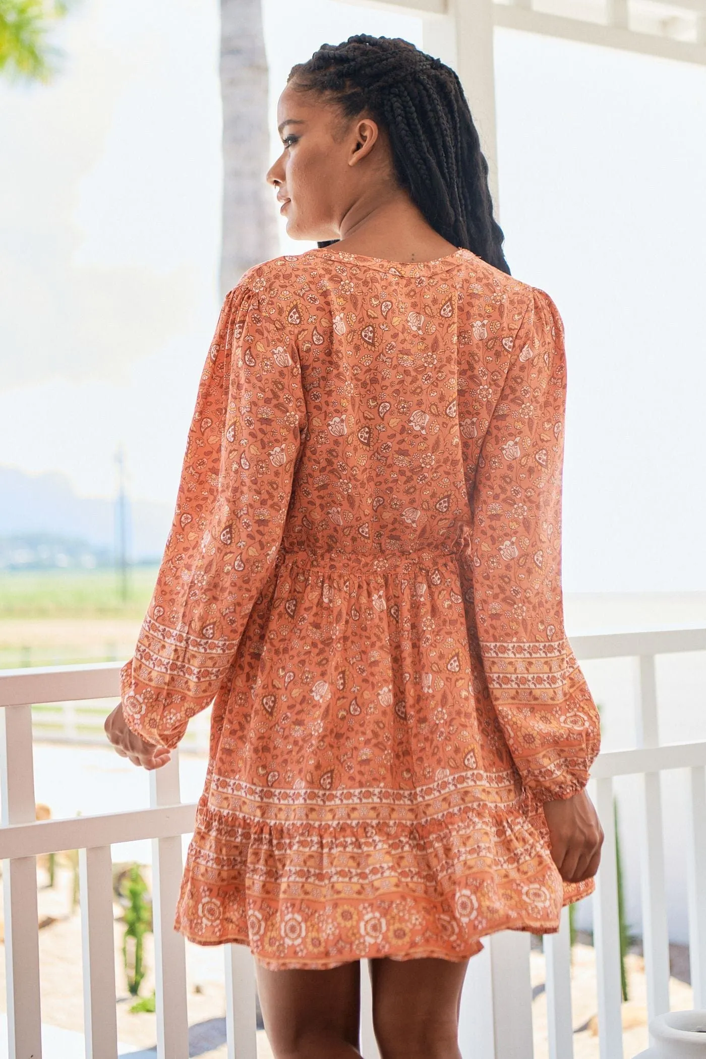 Ezrah Print Day Dress