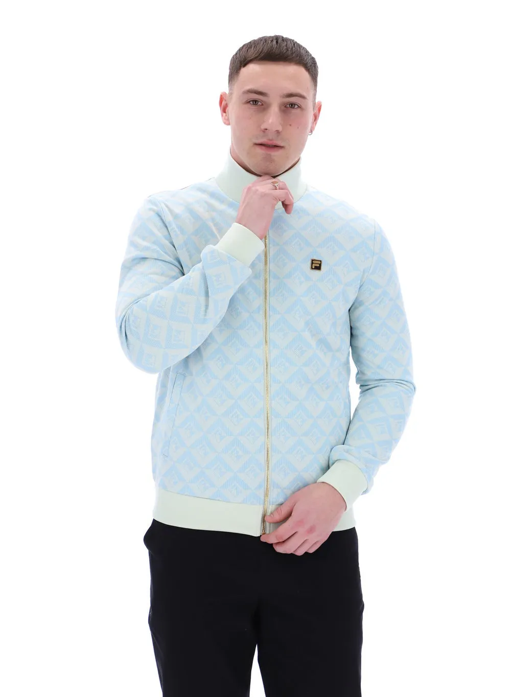 Fila Hank Geo Track Top 922 Egret/Summersong