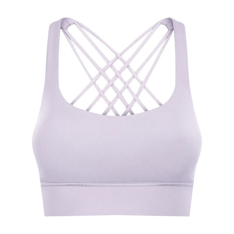Fine Cross Strap Yoga Top