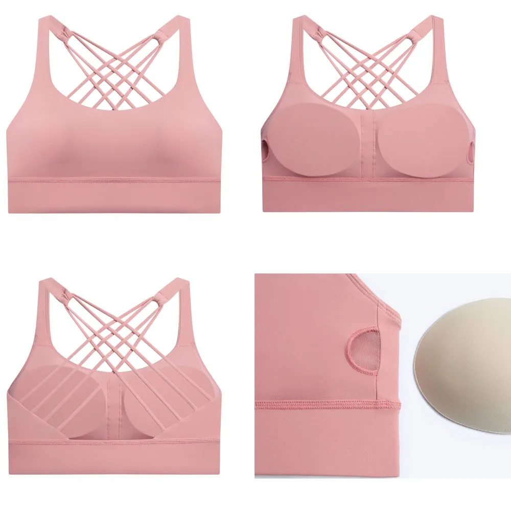 Fine Cross Strap Yoga Top