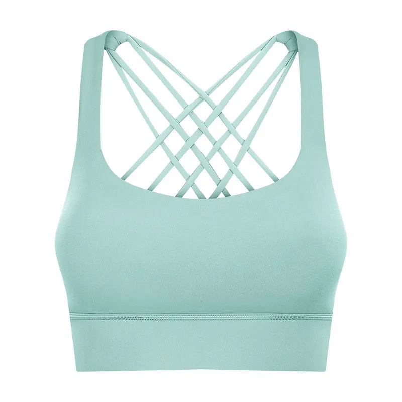 Fine Cross Strap Yoga Top