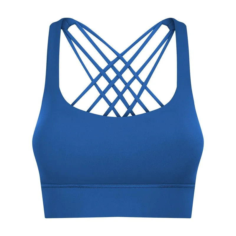 Fine Cross Strap Yoga Top