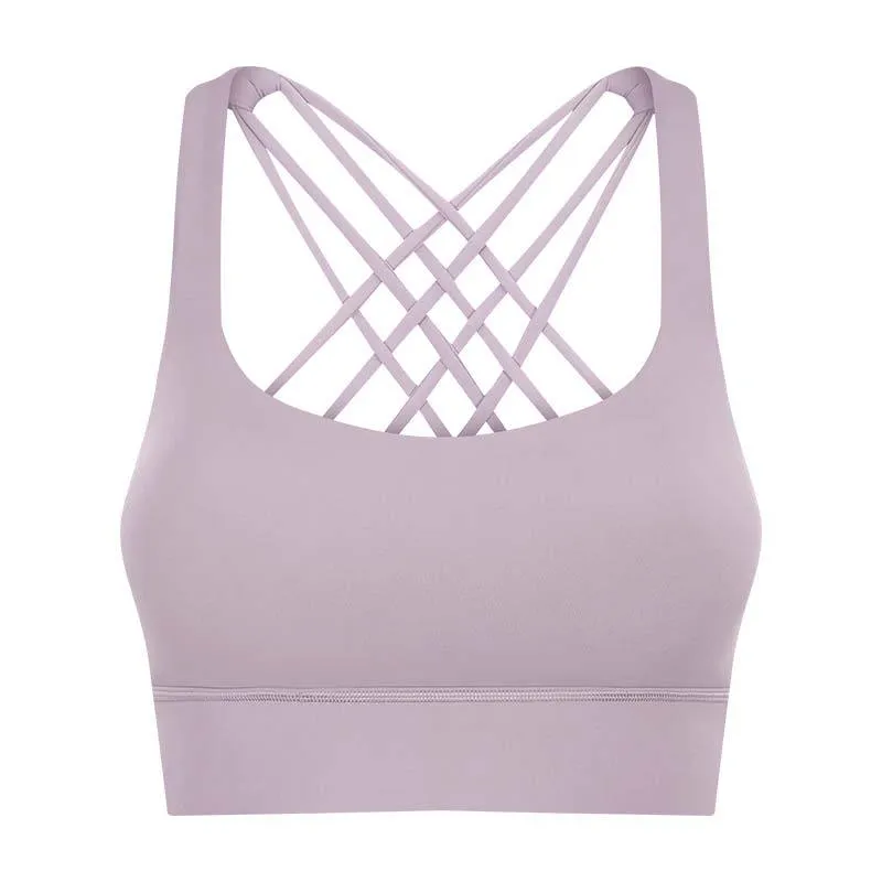 Fine Cross Strap Yoga Top