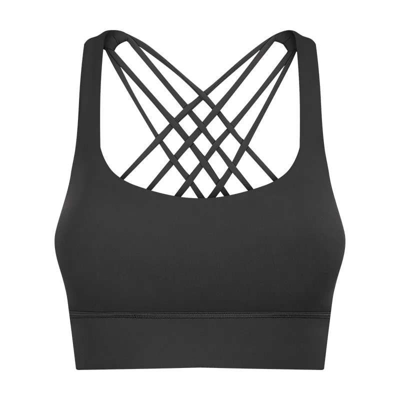 Fine Cross Strap Yoga Top