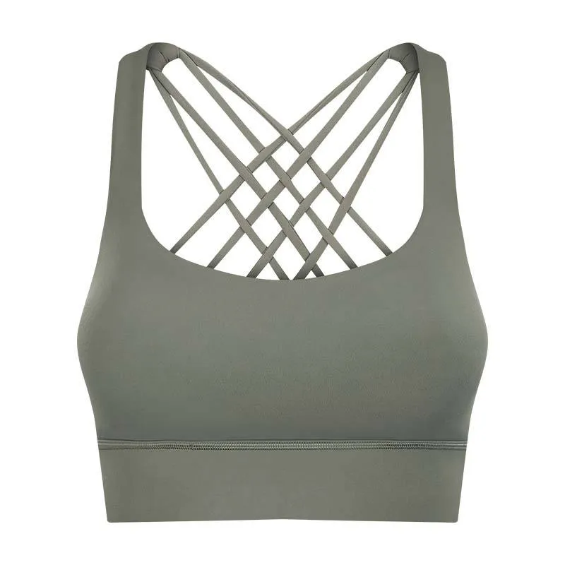 Fine Cross Strap Yoga Top