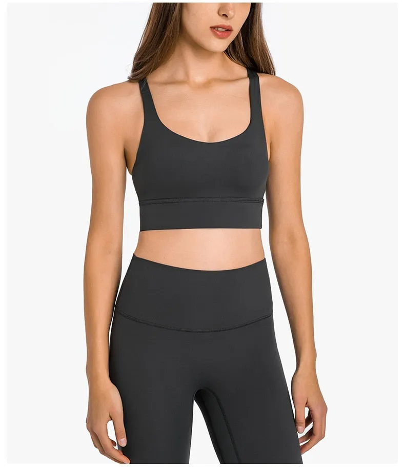 Fine Cross Strap Yoga Top