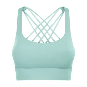 Fine Cross Strap Yoga Top