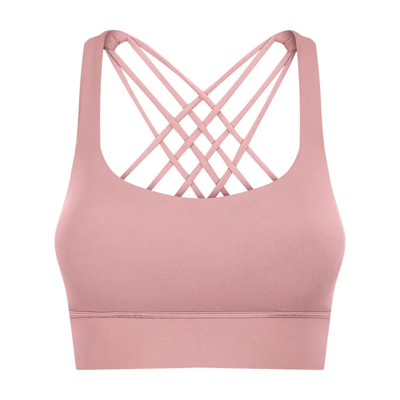 Fine Cross Strap Yoga Top