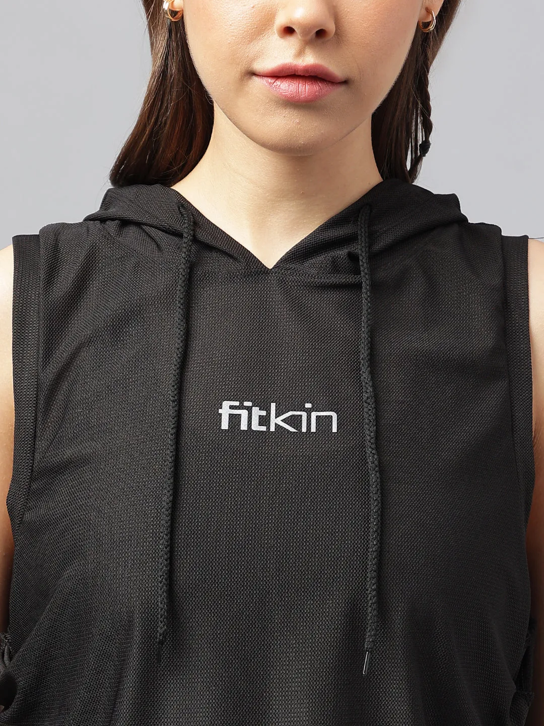 Fitkin women side twist hoodie