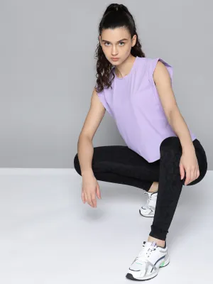 Fitkin womens lavender boxy tank top