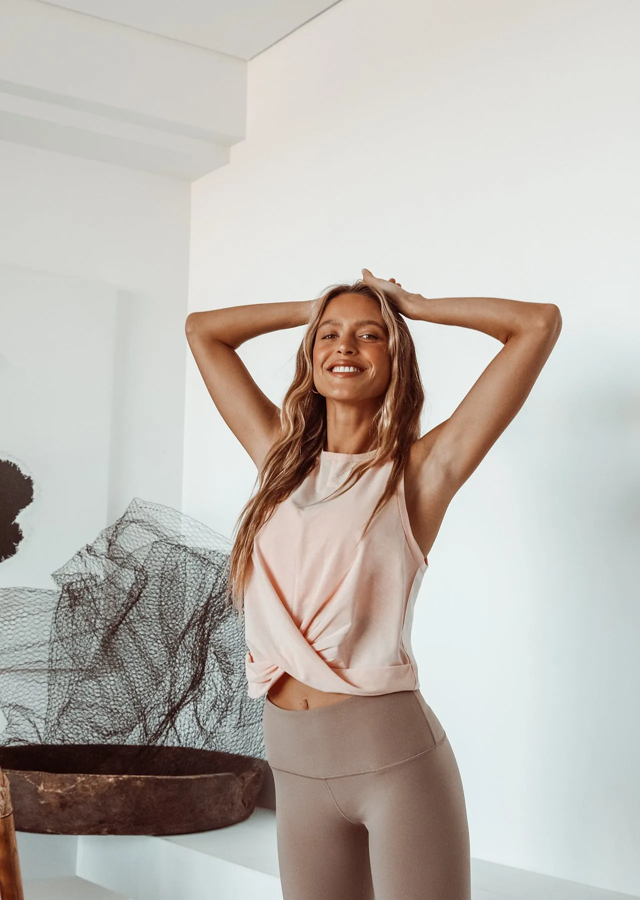 Flawless Cropped Active Tank