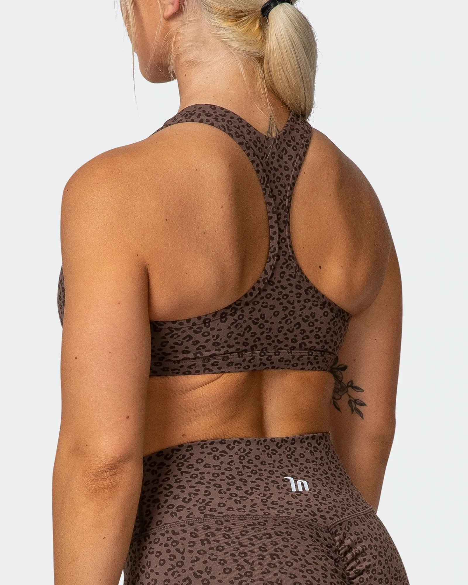 Flex Bra - Chocolate Mini Cheetah Print